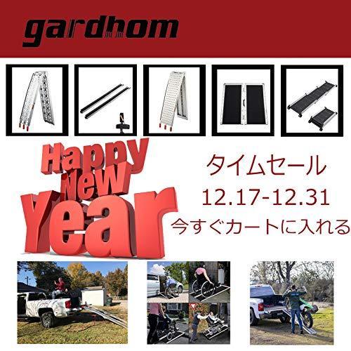 アルミスロープ 152CM， gardhom 車椅子用 台車用 介護用スロープ 荷重272KG 玄関 段差解消 折り畳み 滑り止め スロープ5FT アルミスロープ 152CM， gardhom 車椅子用 台車用 介護用スロープ 荷重272KG 玄関 段差解消 折り畳み 滑り止め スロープ5FT