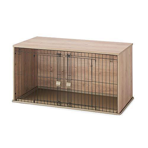 【正規品】 アイリスオーヤマ 犬ケージ ナチュラルファニチャー ナチュラル 小型犬用 幅122.5×奥行61×高さ62.5cm 【2803714762】(15030円)