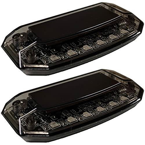 サファイア 2個セット車用 カーセキュリティ ナイトシグナルデコ ダミー ソーラー充電 Usb充電 車用 ライ