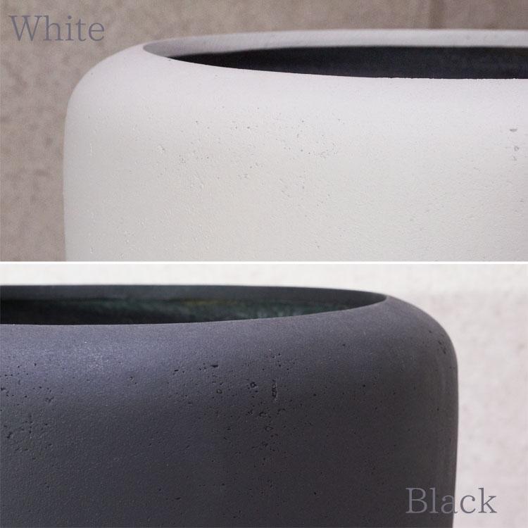 選ぶなら 植木鉢 軽量FRP製 カンサラ ホワイト（白）/ φ32cm×H30cm（11号）