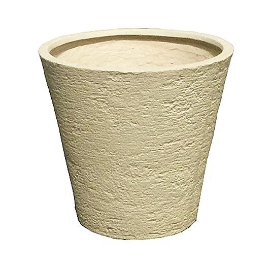 おしゃれ 樹脂製 軽量 植木鉢 新素材ポリストーンライト 外径31cm 高さ29cm ビアス ソリッド アイボリー