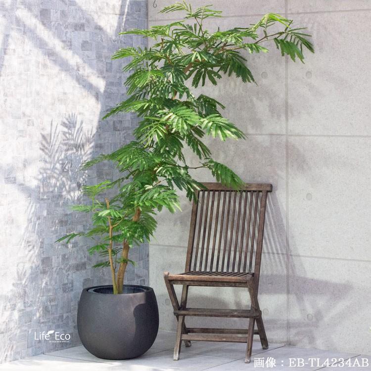 植木鉢 ファイバー製 おしゃれ 軽量 テラニアス 42cm ローバルーン