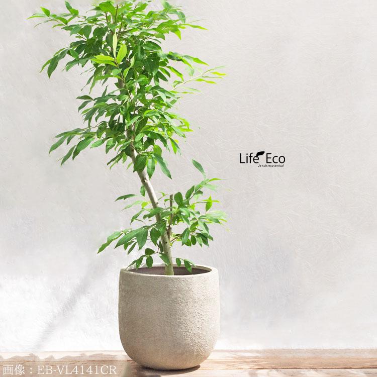 植木鉢 軽量 FRP製 ラヴァライト Uポット クリーム（ベージュ） / φ55×H55cm（18号）の画像