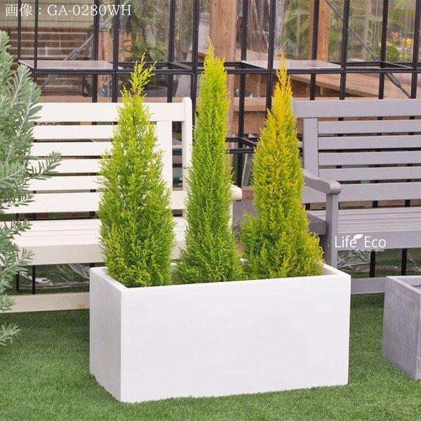 植木鉢 大型 軽量 ファイバークレイ製 バスク 外寸100cm プランター ホワイト_3