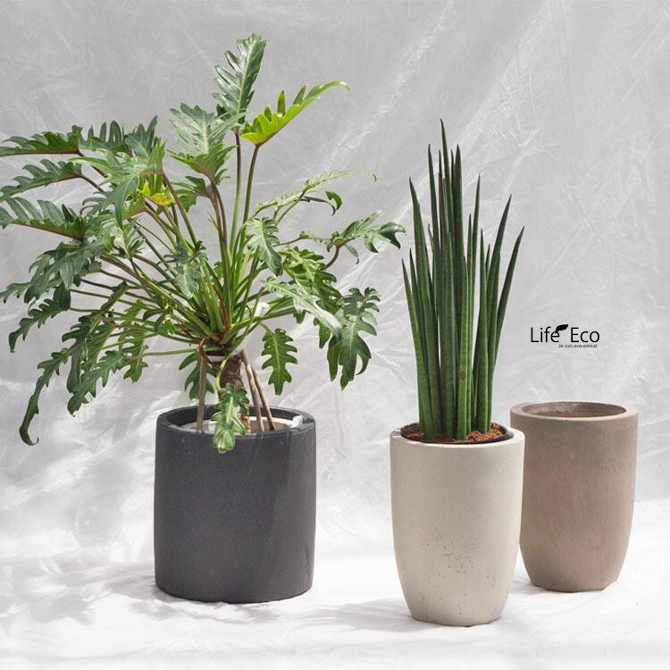 植木鉢 軽量 ニュートラ コニック ブラウン（茶） φ25cm×H35cm（8号
