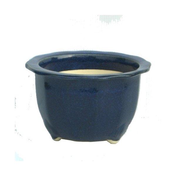 植木鉢 信楽焼 生子十二角足付輪型 8号 2個入り