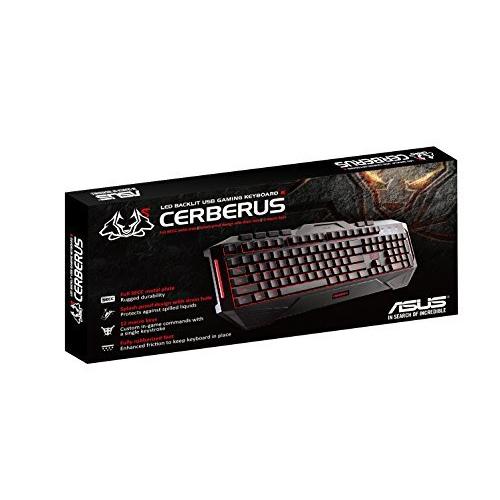 Asus 耐久性が高く防滴仕様のマクロ機能搭載英語配列 Keyboard Cerberus ゲームキーボード Cerberusシリーズ キーボード 大割引 Themtransit Com