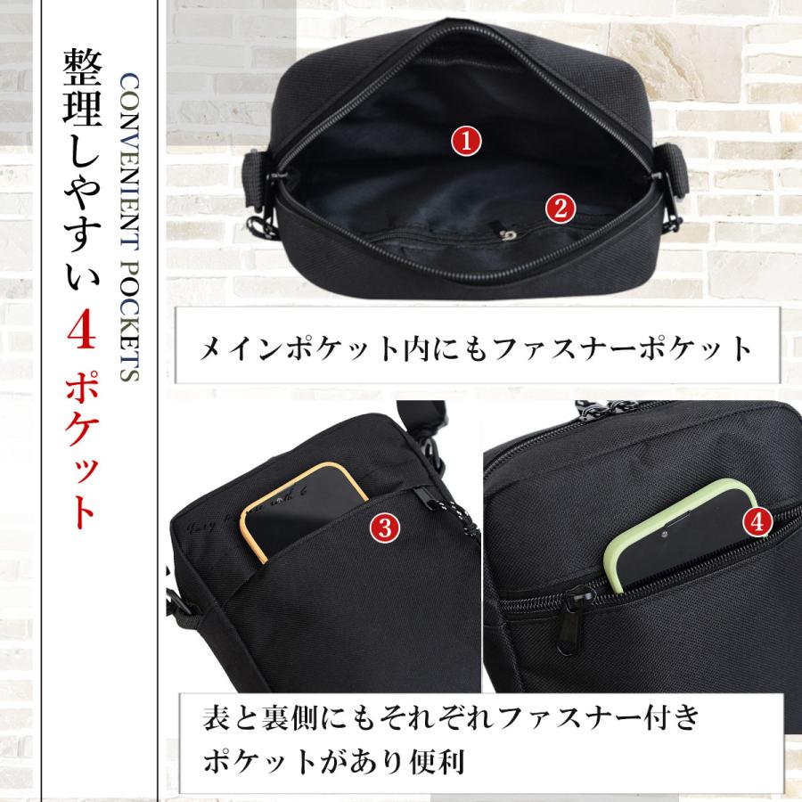 Life Glad ショルダーバッグ メンズ 小さい ミニショルダー Life Glad ショルダーバッグ メンズ 小さい ミニショルダー