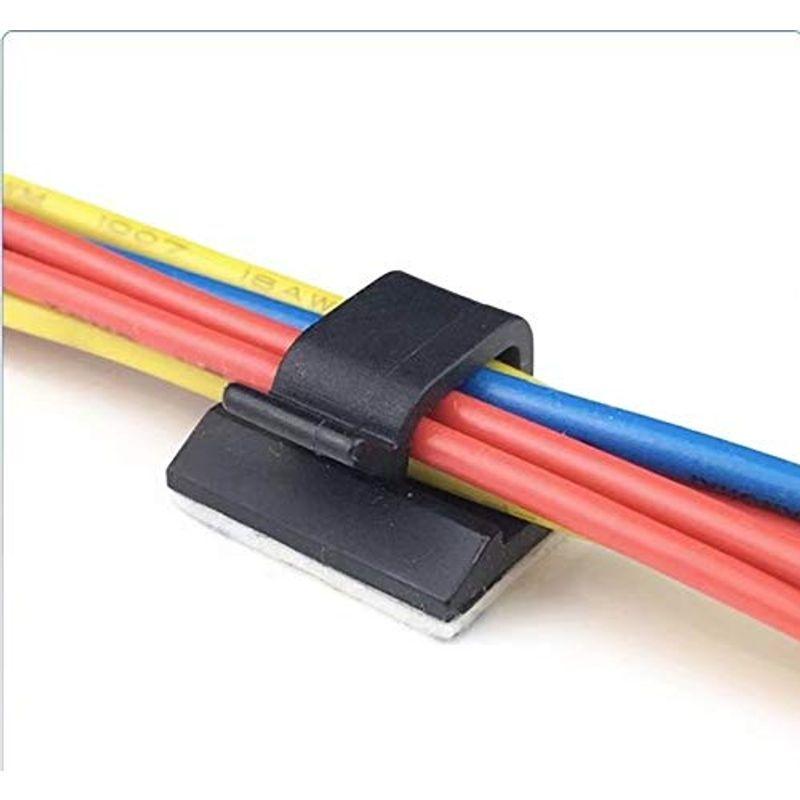 ケーブルホルダー ケーブルクリップ コードクリップ コード まとめる コードクリップ ケーブル固定具 テープ有り 車用 家庭用 事 Lifegood 通販 Yahoo ショッピング