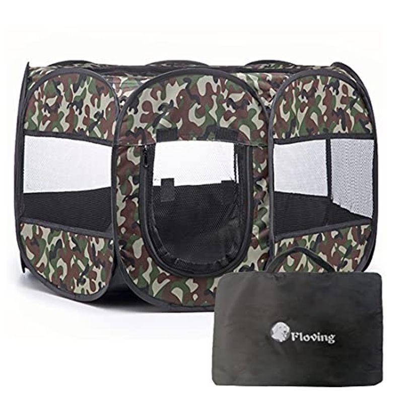 最も優遇 Floving八角形ペットサークル 折りたたみ 犬 猫ケージ プレイサークルペットペットテント ペットハウス ペット出産用品 サークルケージ 最安 Turningheadskennel Com