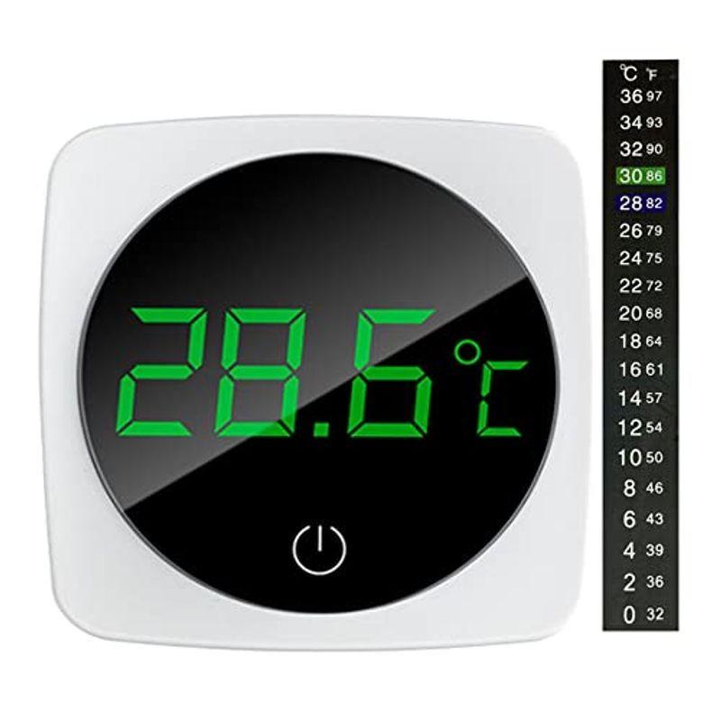 水槽水温計デジタル水温計 温度シール 水槽温度計測定範囲 0