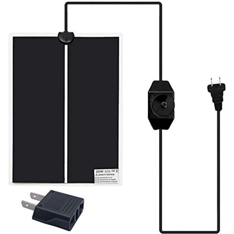 Shuibian パネルヒーター 爬虫 加熱マット サーモスタット ペット用品 ペット用 即日発送 温度調整可能 ハムスター ヒーター ペット ヒーター