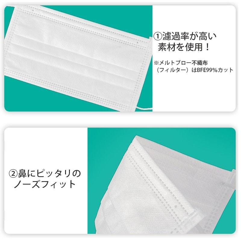 ST-TRADE不織布マスク 50枚入 8箱 高品質 使い捨て 大人用 カケンPFE