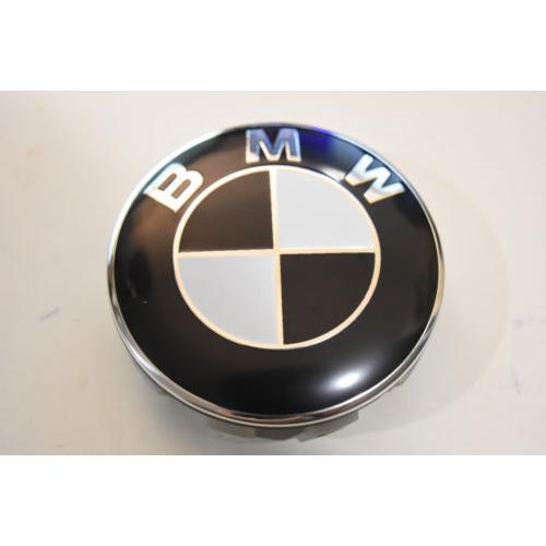 4個セット BMW ホイールキャップ 68mm ブラック＆ホワイト センター 