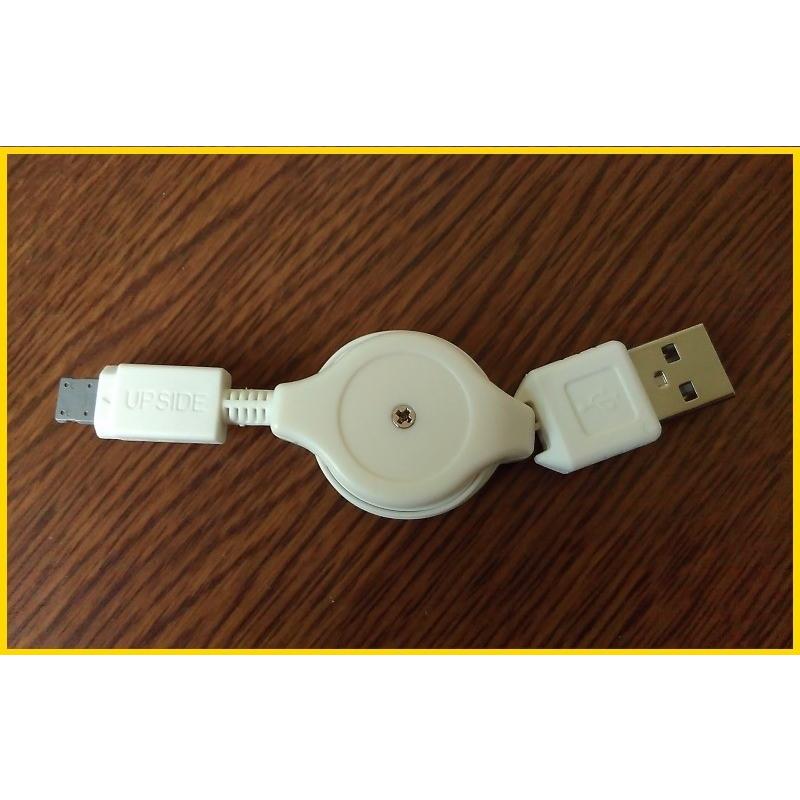 iPhone】充電専用 ライトニングケーブル 便利な巻き取り式 リール式