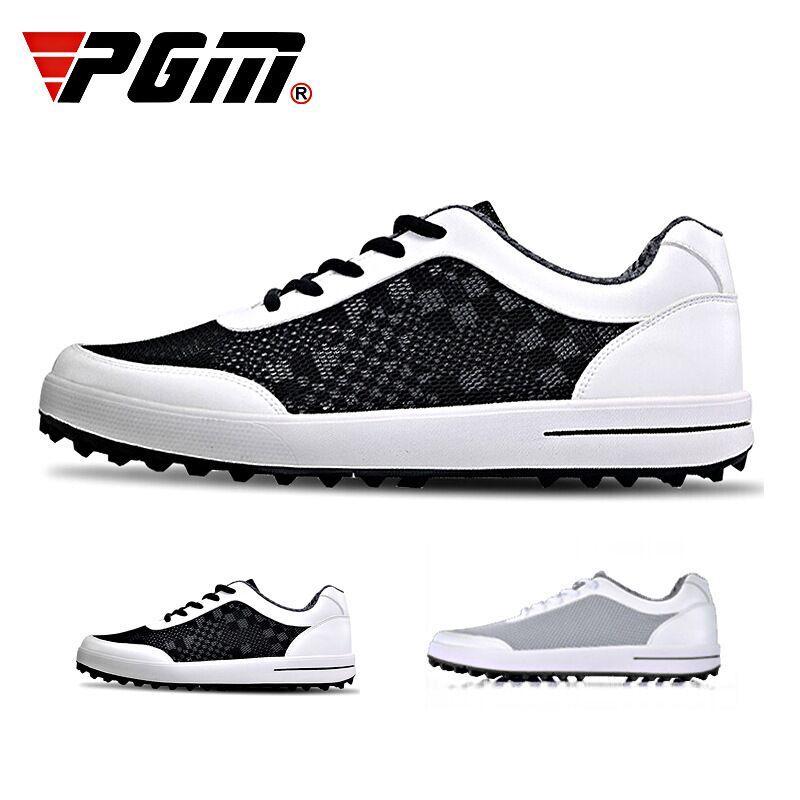 Pgm 通気性のゴルフシューズ メンズ スパイクレス 通気性 ゴルフシューズメンズ メンズゴルフ靴 防滑ソール ゴルフシューズ ウォーキング 贅沢屋の