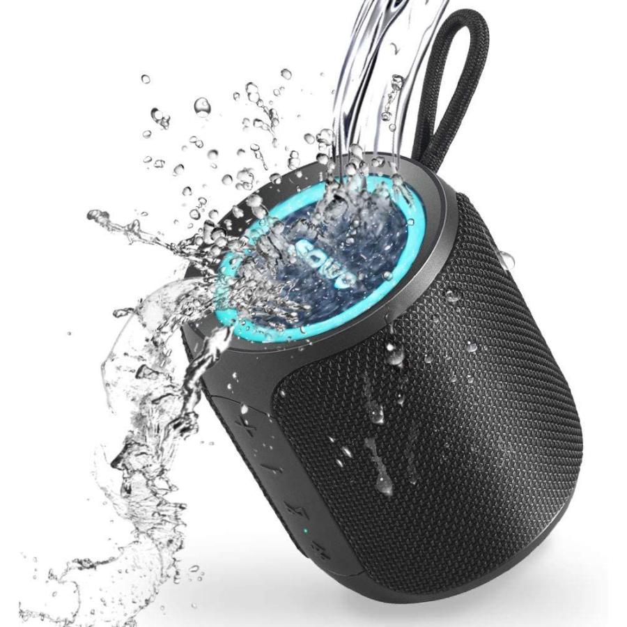 SOWO Bluetooth スピーカー 防水 IPX7 小型 お風呂 ワイヤレススピーカー ポータブルすぴーかー ブルートゥース 360｜life-land｜03