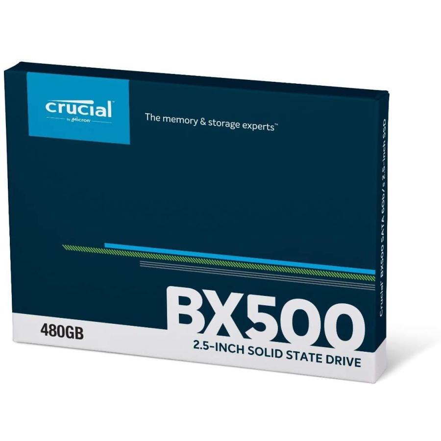 ダイゾー ナチュラル Crucial クルーシャル 480GB 内蔵SSD BX500SSD1 シリーズ 2.5インチ SATA 6Gbps  CT480B 内蔵型SSD