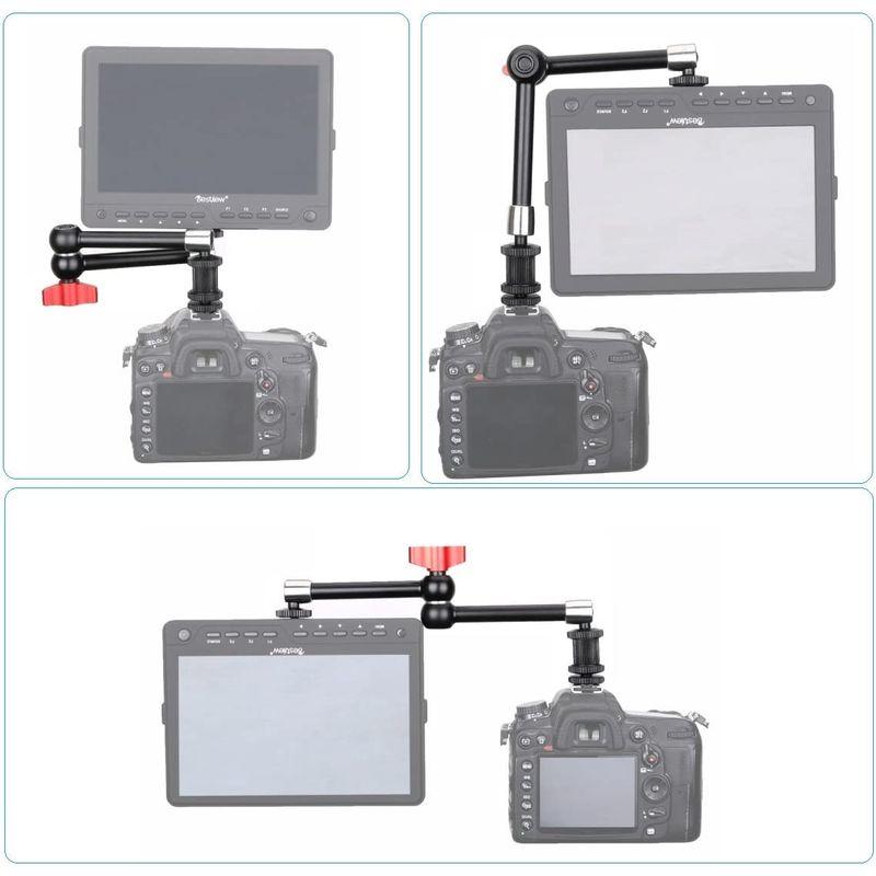 数量限定セールEoogere 11quot; 28cm フラッシュライト DSLRカメラ マジックアーム LEDライト 360度回転ボールヘッド LCDモニター ビデオカメラ Eoogere 7" 18cm マジックアーム 360度回転ボールヘッド DSLRカメラ LEDライト フラッシュライト LCDモニター DVモニター インタビュー用