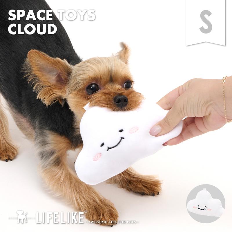 LIFELIKE（ライフライク） 雲S 犬 おもちゃ ぬいぐるみ 音 鳴る 投げる