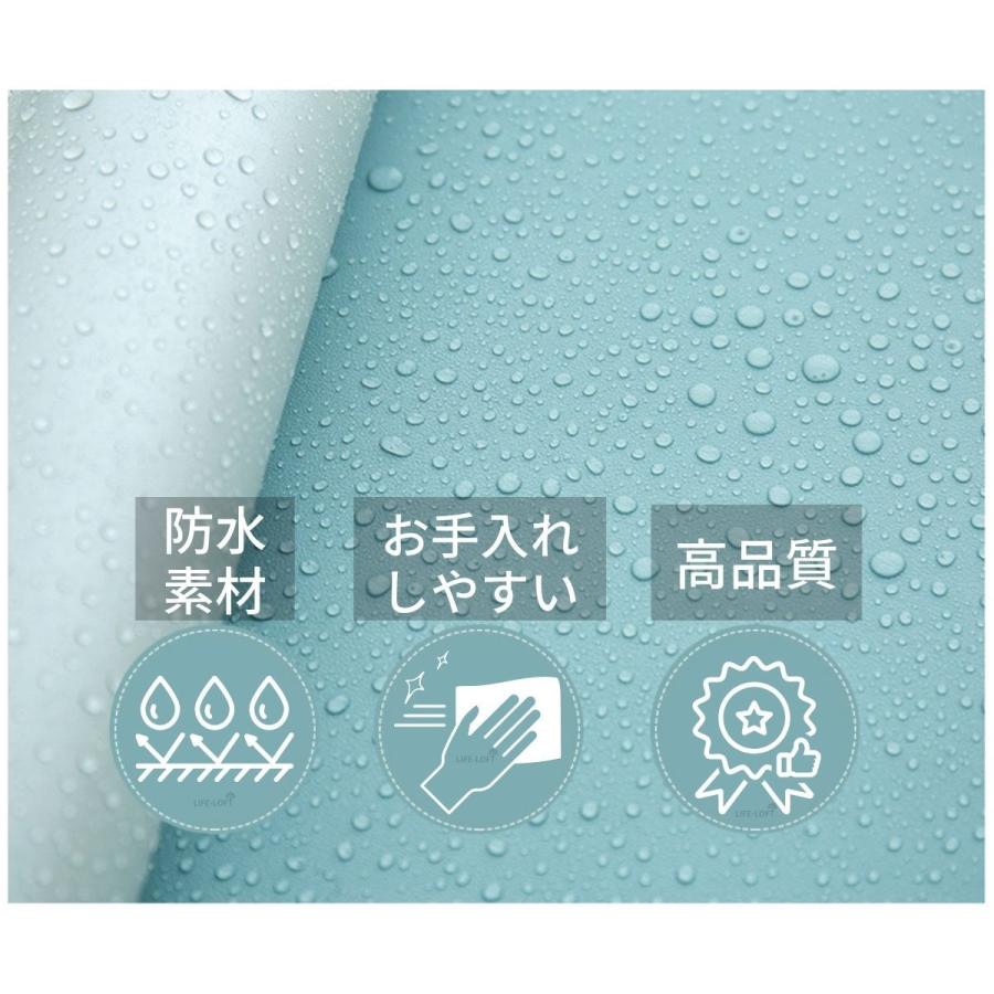 抗菌処理 デスクマット 二色両面 PUレザー 60*30cm 80*40cm 90