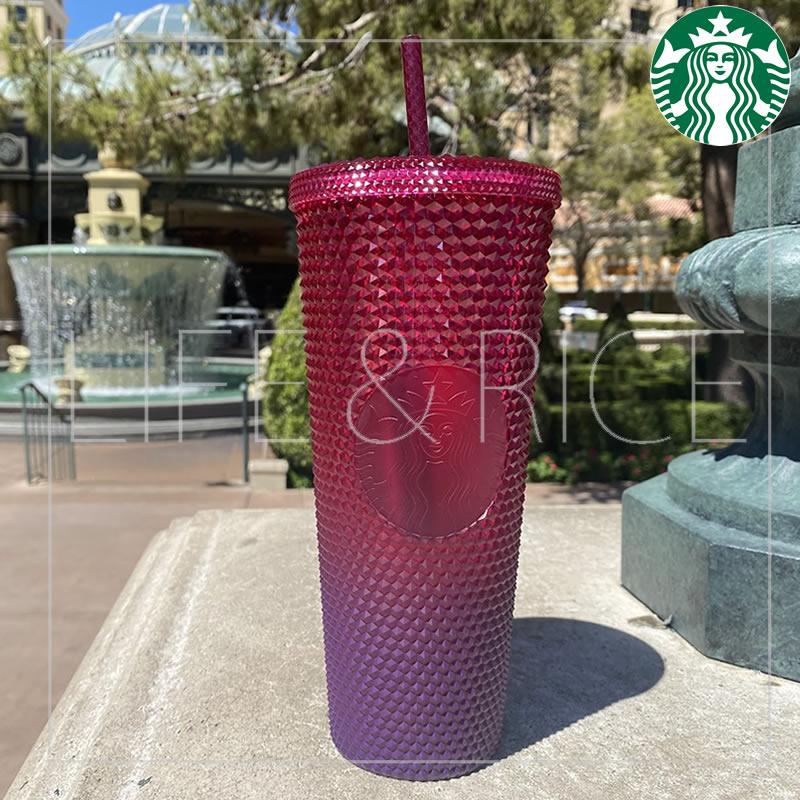 北米スタバ ★ カリフォルニア Disneyland コールドカップ(パープル) スターバックス カリフォルニアディズニー限定品 STARBUCKS