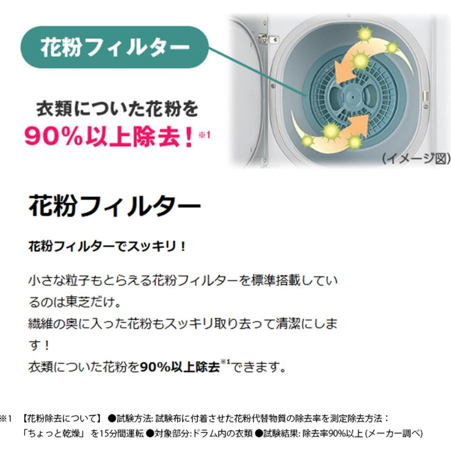 TOSHIBA 東芝 衣類乾燥機 ED-45A4-W 乾燥容量 4.5kg ピュアホワイト_2