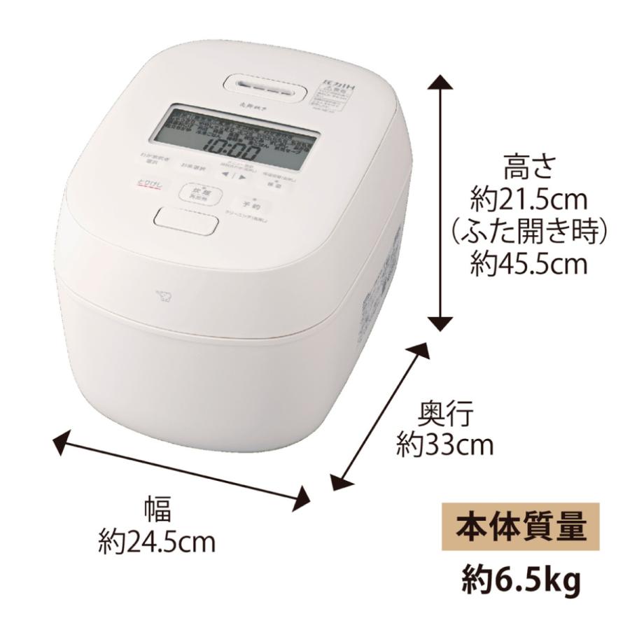 炎舞炊き 象印 ZOJIRUSHI 炊飯器 圧力IH炊飯ジャー NW-NC10-WA 5.5合