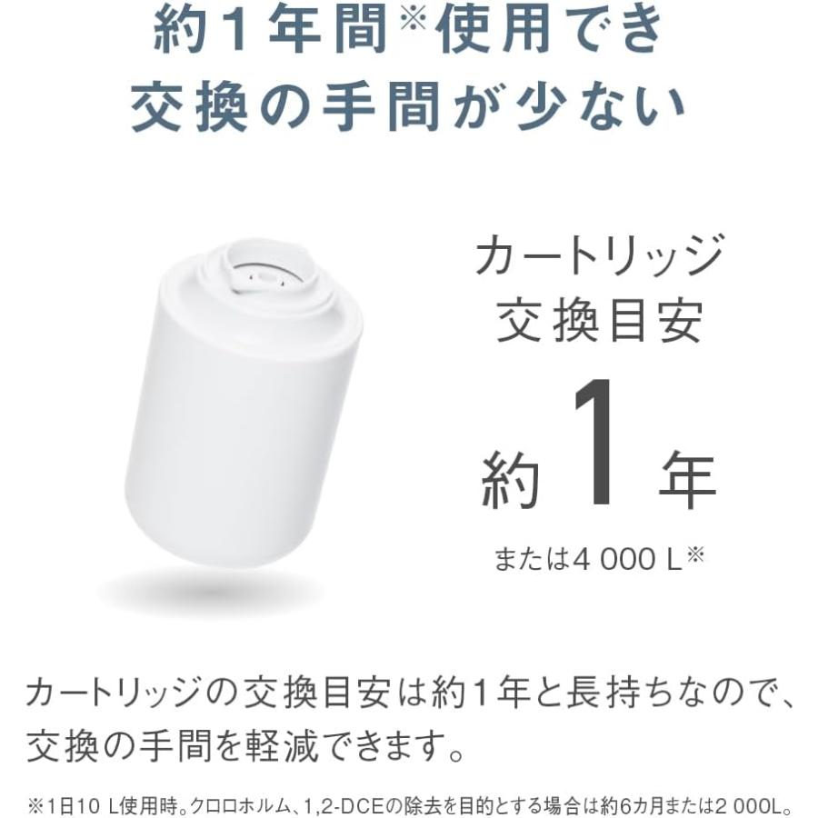 Panasonic（パナソニック） 浄水器 TK-CJ14-W 蛇口取付型 ホワイト