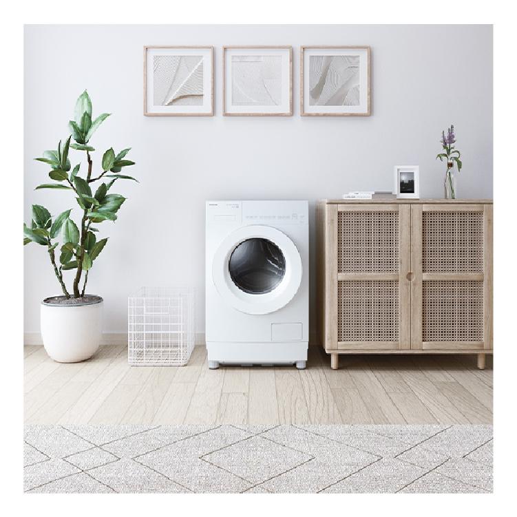 ZABOON TOSHIBA 東芝ドラム式洗濯乾燥機 TW-84GS4L-W 左開きタイプ