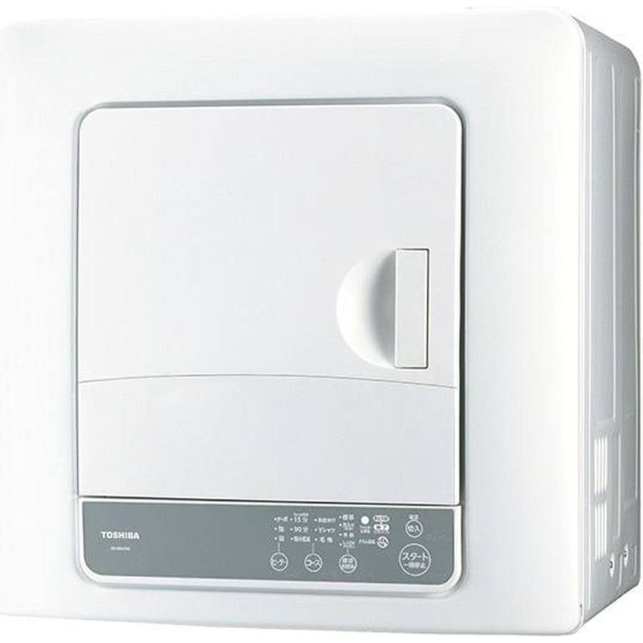 東芝 衣類乾燥機 ED-60A4　2025年 TOSHIBA（東芝） 衣類乾燥機 ED-60A4-W 乾燥容量 6.0kg ピュアホワイト