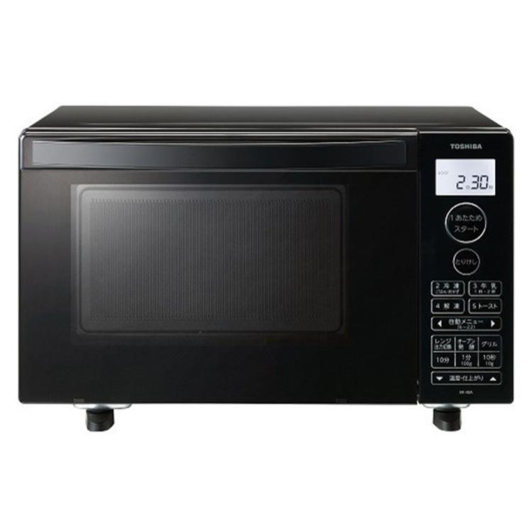 超美品 東芝 オーブンレンジ 2021年製　フラット庫内 ホワイト 16L 国産 TOSHIBA（東芝） オーブンレンジ ER-40A-K 18L フラット庫内 ブラック