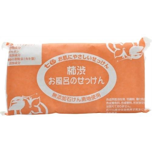 七色 お風呂のせっけん 柿渋(無添加石鹸) 100g*3コ入】 : ライフナビ