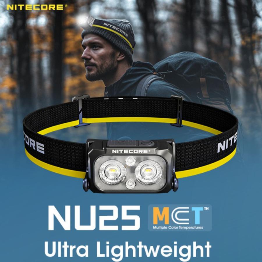 新品　NITECORE ヘッドランプ 400ルーメン　ナイトコア NITECORE（ナイトコア） ( NU25 MCT ) ヘッドライト LED 400ルーメン