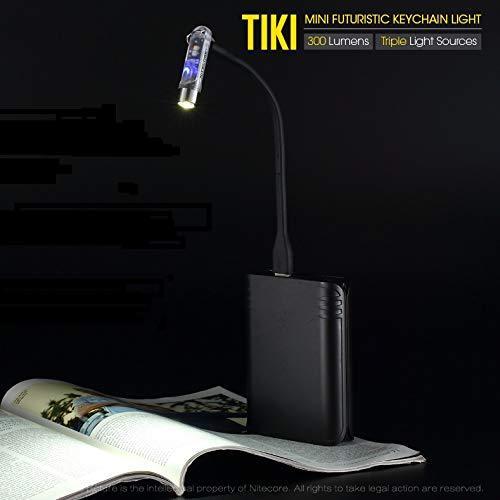 TIKI ナイトコア NITECORE キーチェーンライト 充電用microUSBケーブル付き 最大300ルーメン 白色LED4段階調光 樹脂ボディ ナイトコア 強力 防災 充電式 led｜life-partners｜03