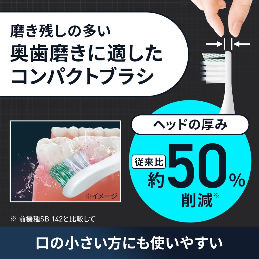 オムロン（OMRON） 公式 音波式電動歯ブラシ HT-B3221-JT シルバー