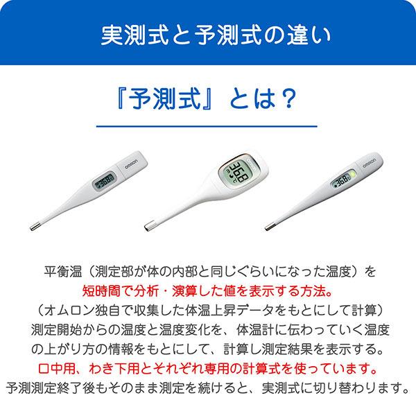 オムロン（OMRON） 体温計 MC-6810T2 電子体温計 予測式 脇 わき けん