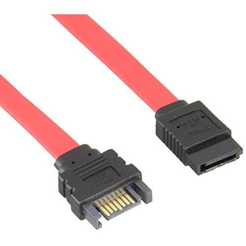 変換名人 SATA延長ケーブル 7ピン(オス) - 7ピン(メス) 30cm SATA-IECA30 | 