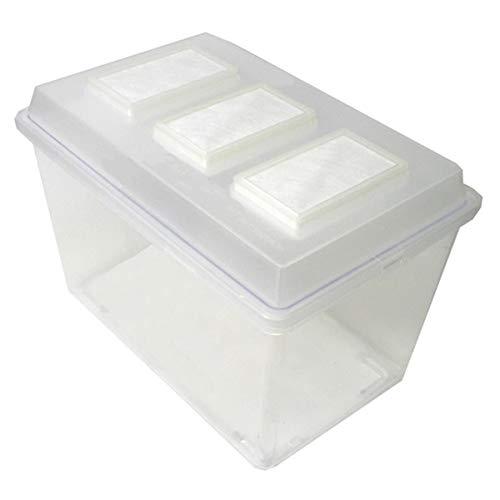 シーラケース プラスチック【コバエをシャットアウト！】昆虫飼育ケース クワガタ用 コバエシャッター【中】フタ・本体 | 