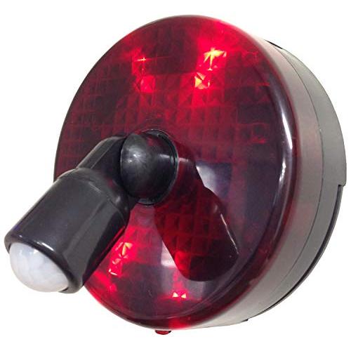 リーベックス(Revex) LED センサー ライト 電池式 防雨型人感センサー 防犯 赤いLED アラーム音 スーパーパトピカ SLR100 | 