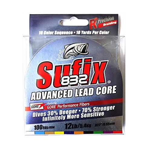 12lb Sufix サフィックス 832 アドバンスドレッドコア100Yrd Sufix(サフィックス) 832アドバンスレッドコア12lb/5.4kg 200yds