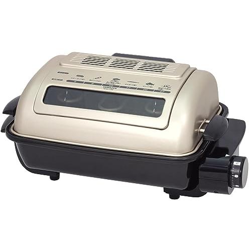 [山善] ワイドグリル フィッシュロースター 魚焼きグリル ゴールド NFR-1100 G 山善 ワイドグリル フィッシュロースター 魚焼きグリル ゴールド NFR