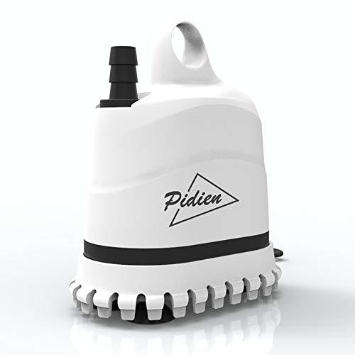 PiDiEn 水中ポンプ 水槽 排水ポンプ プール 水抜きポンプ ポンプ 給水 水換え 循環ポンプ 底部入水式 吐出量1200L/H 最大揚程1 の商品画像