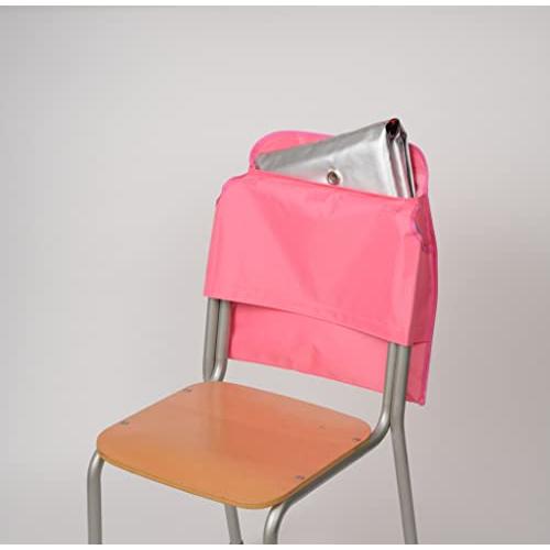 背もたれ式防災頭巾用ポケット付カバー ピンク 約34×42cm 90056 : Life