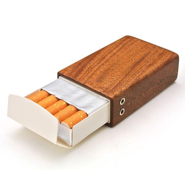 for Cigarettes Short Package/木製タバコケースショート用｜life-store