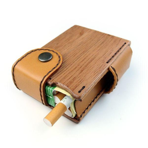 木&革製タバコケースわかば専用 : デザイン雑貨ブランド LIFE - 通販