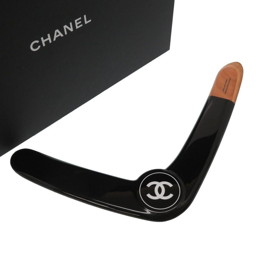 CHANEL（シャネル） 未使用 ブーメラン ウッド プラスチック ブラック