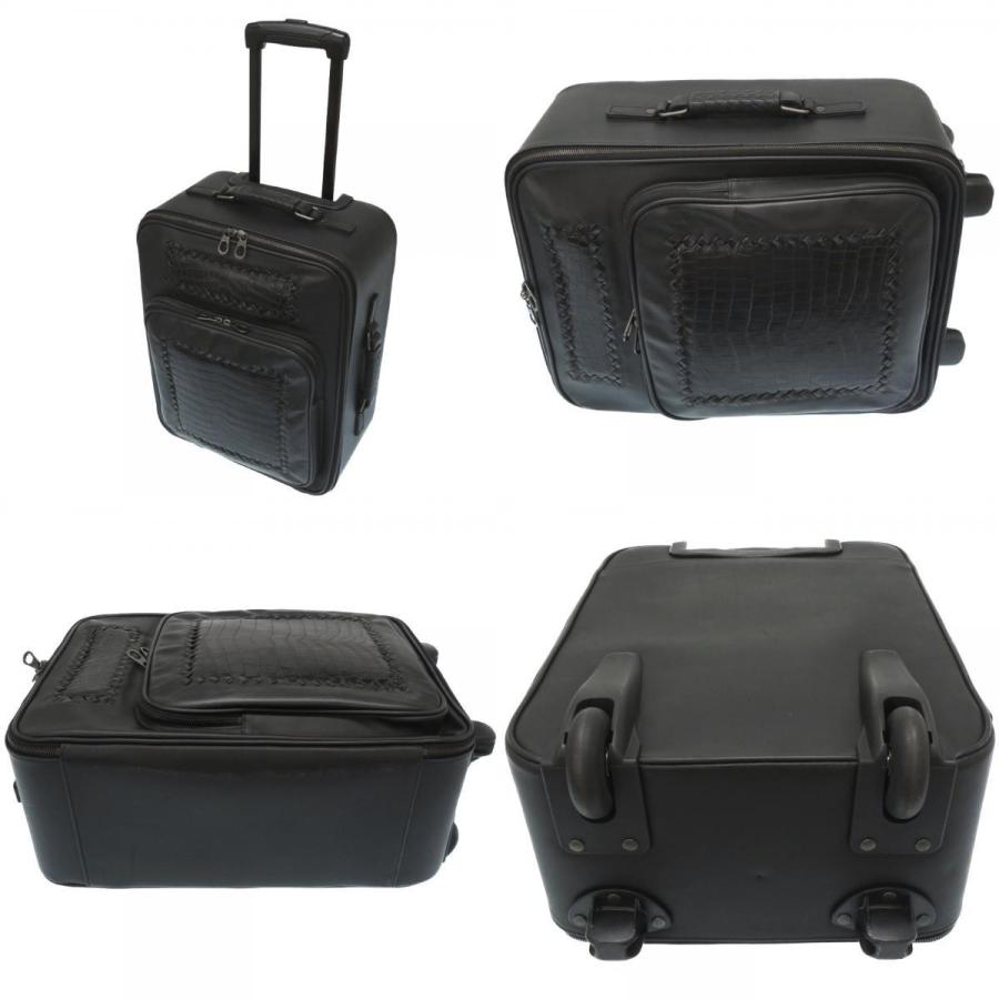 クロコダイル 黒 ボッテガヴェネタ 美品 ブラック キャリーバッグ 8765 Veneta クロコ レザー Bottega ビジネスバッグ 黒 0128 Veneta 2e0128iez6 Life Time ヤフーshop