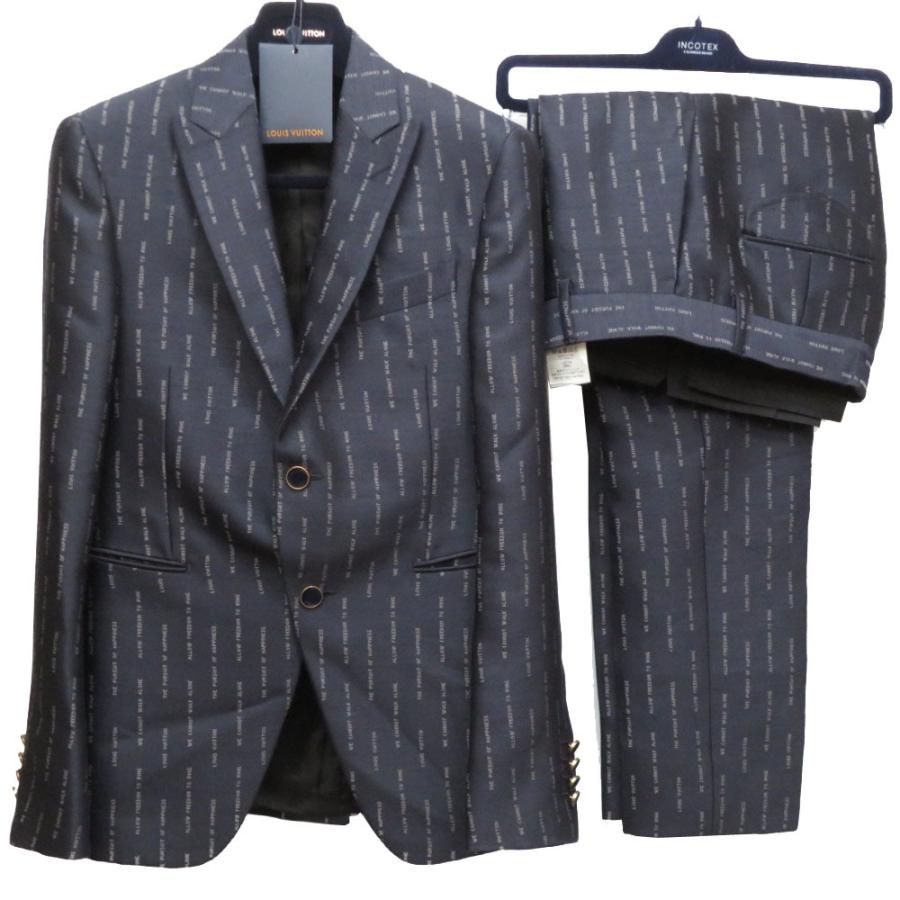 美品 ルイヴィトン キング牧師 ストライプ スーツ ジャケット パンツ スラックス ネイビー N メンズ :  5 :   ヤフー   通販   !ショッピング
