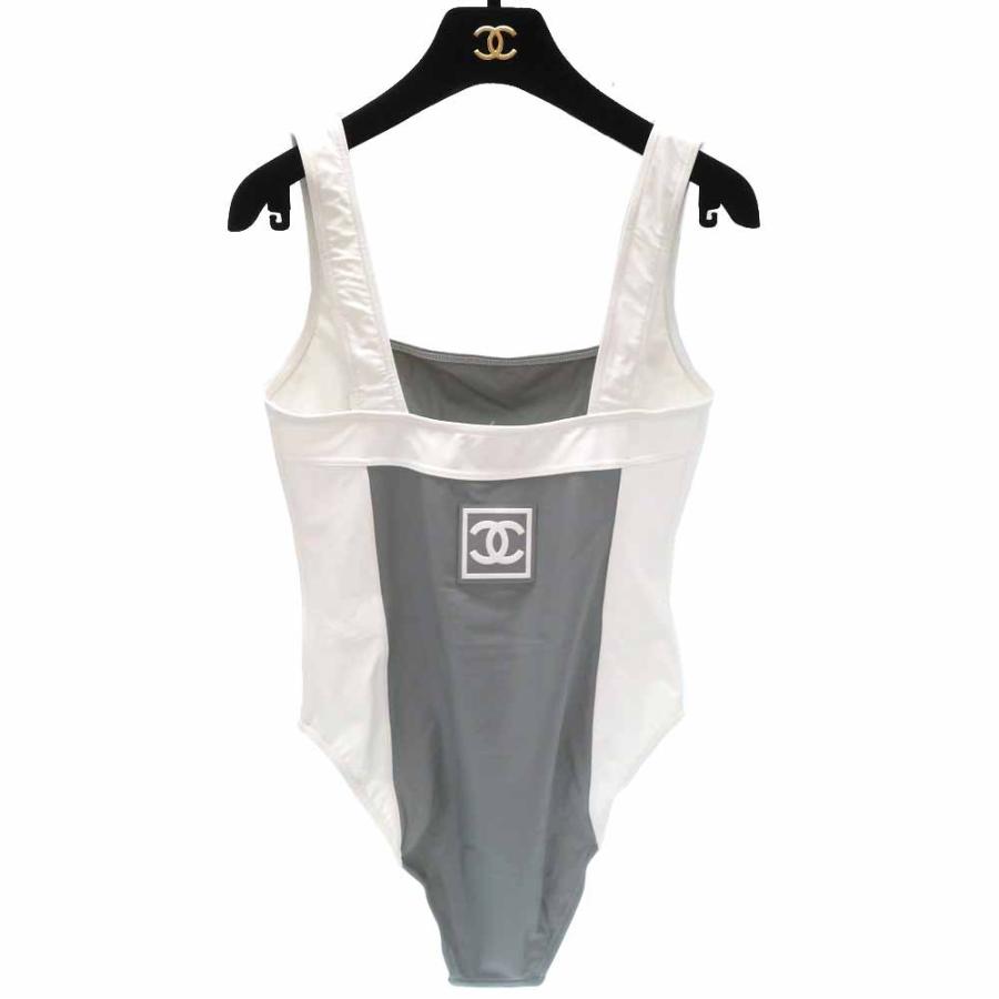 Chanel 20M Swimsuit ココマーク チェーン柄 ワンピース スイムウェア